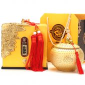 Чай Улун «Цзинь Цзюнь Мэй» Золотые брови, Павлония в подарочной упаковке, 250 г